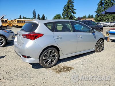 Trzecie zdjęcie samochodu z tyłu: 2017 TOYOTA COROLLA IM BASE VIN:JTNKARJE8HJ535163 - miniatura