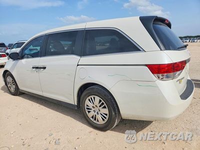 Drugie zdjęcie samochodu z przodu: 2015 HONDA ODYSSEY LX VIN:5FNRL5H29FB114722 - miniatura
