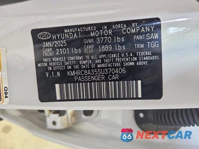 Zdjęcie 12 z 12 samochodu: 2025 HYUNDAI VENUE SEL VIN:KMHRC8A35SU370406 - miniatura