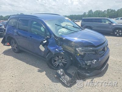 Czwarte zdjęcie samochodu z boku: 2022 HONDA PILOT SPORT VIN:5FNYF6H37NB053919 - miniatura