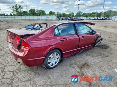 Trzecie zdjęcie samochodu z tyłu: 2008 HONDA CIVIC LX VIN:1HGFA16568L108604 - miniatura