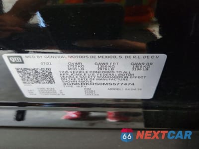 Zdjęcie 14 z 14 samochodu: 2021 CHEVROLET BLAZER RS VIN:3GNKBKRS0MS577474 - miniatura