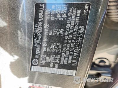 Zdjęcie 12 z 12 samochodu: 2023 HYUNDAI TUCSON LIMITED VIN:5NMJE3AE5PH272068 - miniatura