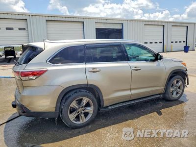 Trzecie zdjęcie samochodu z tyłu: 2014 TOYOTA HIGHLANDER LIMITED VIN:5TDYKRFH4ES014633 - miniatura