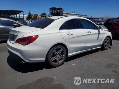 Trzecie zdjęcie samochodu z tyłu: 2014 MERCEDES-BENZ CLA 250 VIN:WDDSJ4EBXEN118144 - miniatura