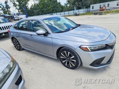 Czwarte zdjęcie samochodu z boku: 2022 HONDA CIVIC EX VIN:JHMFE1F72NX001198 - miniatura