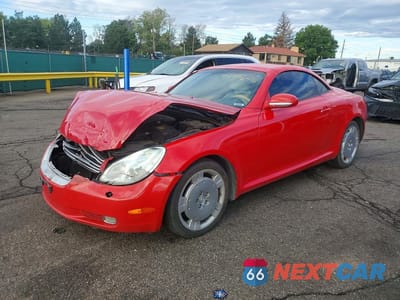 2002 LEXUS SC 430 JTHFN48Y420028589 - główne zdjęcie licytacji z USA - miniatura