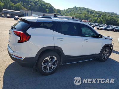 Trzecie zdjęcie samochodu z tyłu: 2018 GMC TERRAIN SLT VIN:3GKALVEV6JL315827 - miniatura