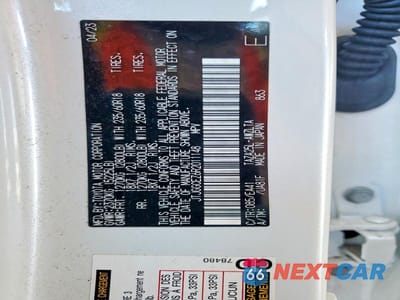 Zdjęcie 14 z 14 samochodu: 2024 LEXUS NX 350 PREMIUM VIN:JTJGGCEZ6R2011148 - miniatura