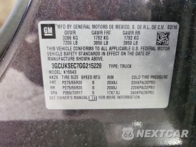 Zdjęcie 12 z 12 samochodu: 2016 CHEVROLET SILVERADO K1500 LTZ VIN:3GCUKSEC7GG215228 - miniatura
