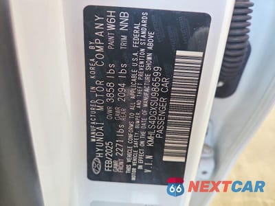 Zdjęcie 13 z 13 samochodu: 2025 HYUNDAI ELANTRA SEL VIN:KMHLS4DGXSU986599 - miniatura
