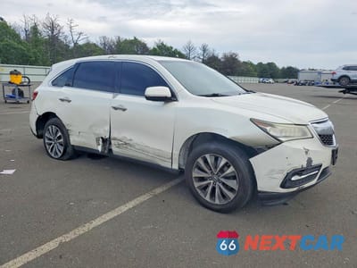 Czwarte zdjęcie samochodu z boku: 2015 ACURA MDX TECHNOLOGY VIN:5FRYD4H45FB032974 - miniatura