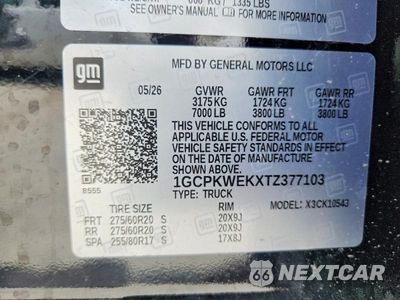 Zdjęcie 12 z 12 samochodu: 2026 CHEVROLET SILVERADO K1500 RST SELECT VIN:1GCPKWEKXTZ377103 - miniatura