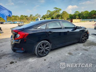 Trzecie zdjęcie samochodu z tyłu: 2020 HONDA CIVIC SPORT VIN:19XFC2F87LE024012 - miniatura