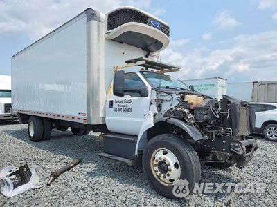 Czwarte zdjęcie samochodu z boku: 2024 FORD F650 SUPER DUTY REFRIGERATED BOX TRUCK VIN:1FDNF6AN2RDF08540 - miniatura