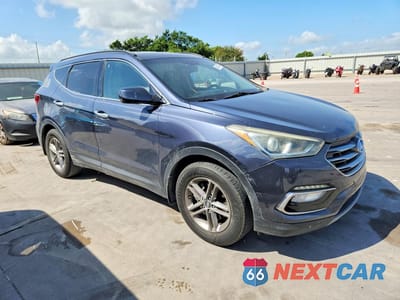 Czwarte zdjęcie samochodu z boku: 2017 HYUNDAI SANTA FE SPORT VIN:5NMZU3LB4HH016238 - miniatura