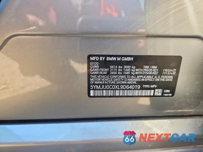 Zdjęcie 14 z 14 samochodu: 2020 BMW X5 M VIN:5YMJU0C0XL9D64019 - miniatura