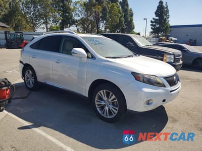 Czwarte zdjęcie samochodu z boku: 2011 LEXUS RX 450H VIN:JTJBC1BA3B2040783 - miniatura