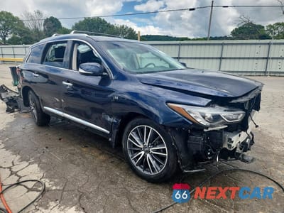 Czwarte zdjęcie samochodu z boku: 2017 INFINITI QX60 BASE VIN:5N1DL0MM8HC507126 - miniatura