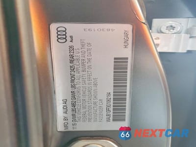 Zdjęcie 13 z 13 samochodu: 2016 AUDI S3 PREMIUM PLUS VIN:WAUB1GFF3G1062164 - miniatura
