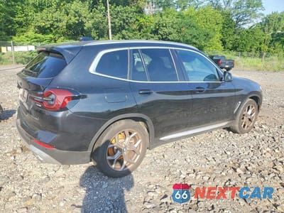 Trzecie zdjęcie samochodu z tyłu: 2022 BMW X3 XDRIVE30I VIN:WBX57DP05NN167613 - miniatura