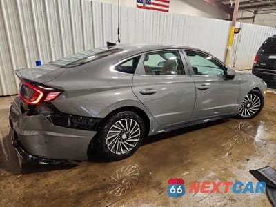 Trzecie zdjęcie samochodu z tyłu: 2023 HYUNDAI SONATA HYBRID SEL VIN:KMHL34JJ6PA058083 - miniatura