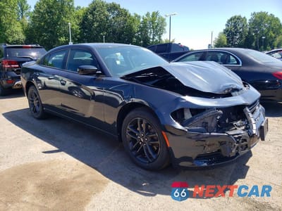 Czwarte zdjęcie samochodu z boku: 2019 DODGE CHARGER SXT VIN:2C3CDXJG5KH591743 - miniatura