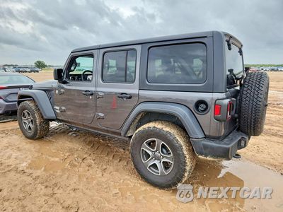 Drugie zdjęcie samochodu z przodu: 2020 JEEP WRANGLER UNLIMITED SPORT VIN:1C4HJXDG9LW340474 - miniatura