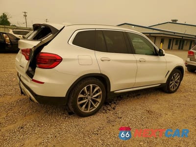 Trzecie zdjęcie samochodu z tyłu: 2019 BMW X3 XDRIVE30I VIN:5UXTR9C5XKLE12556 - miniatura