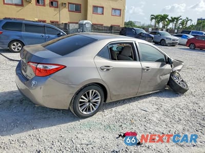 Trzecie zdjęcie samochodu z tyłu: 2014 TOYOTA COROLLA LE PLUS VIN:2T1BURHE0EC193779 - miniatura