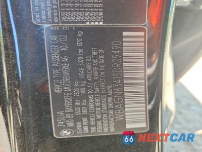 Zdjęcie 12 z 12 samochodu: 2003 BMW 745 LI VIN:WBAGN63413DR09490 - miniatura