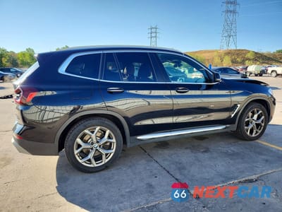 Trzecie zdjęcie samochodu z tyłu: 2022 BMW X3 XDRIVE30I VIN:5UX53DP06N9M93324 - miniatura