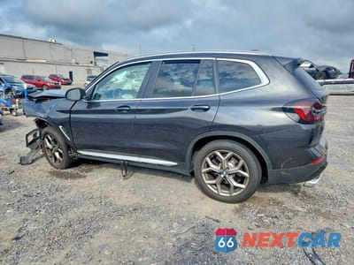 Drugie zdjęcie samochodu z przodu: 2023 BMW X3 XDRIVE30I VIN:WBX57DP03PN211353 - miniatura