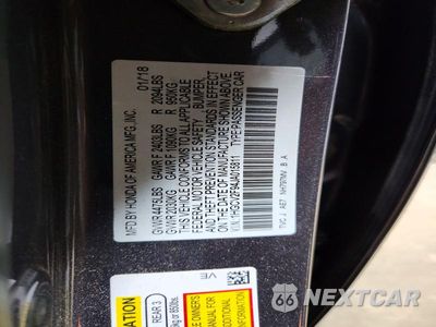 Zdjęcie 12 z 12 samochodu: 2018 HONDA ACCORD TOURING VIN:1HGCV2F94JA015811 - miniatura