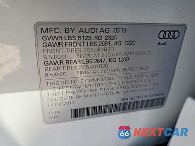 Zdjęcie 12 z 12 samochodu: 2019 AUDI Q3 PREMIUM PLUS S-LINE VIN:WA1EECF31K1074836 - miniatura