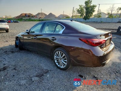 Drugie zdjęcie samochodu z przodu: 2018 INFINITI Q50 3.0T LUXE VIN:JN1EV7AR0JM443601 - miniatura
