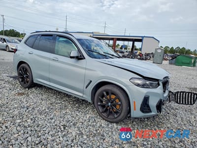 Czwarte zdjęcie samochodu z boku: 2024 BMW X3 SDRIVE30I VIN:5UX43DP04R9W27054 - miniatura