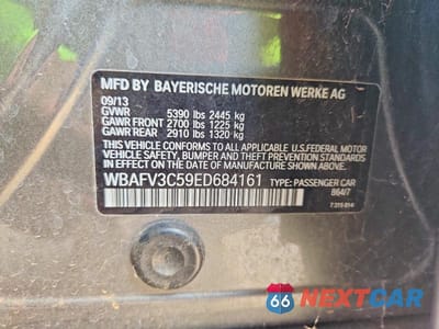 Zdjęcie 12 z 12 samochodu: 2014 BMW 535 D XDRIVE VIN:WBAFV3C59ED684161 - miniatura