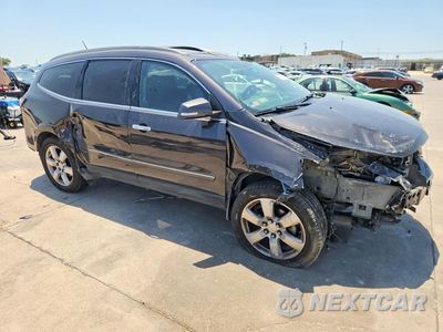 Czwarte zdjęcie samochodu z boku: 2016 CHEVROLET TRAVERSE LTZ VIN:1GNKVJKD4GJ325648 - miniatura