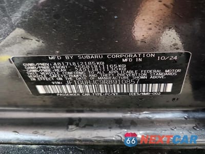Zdjęcie 12 z 12 samochodu: 2024 SUBARU IMPREZA RS VIN:JF1GUHJC9R8910857 - miniatura