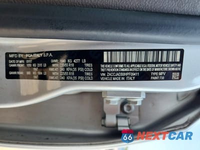 Zdjęcie 12 z 12 samochodu: 2017 JEEP RENEGADE LIMITED VIN:ZACCJADB9HPF09411 - miniatura