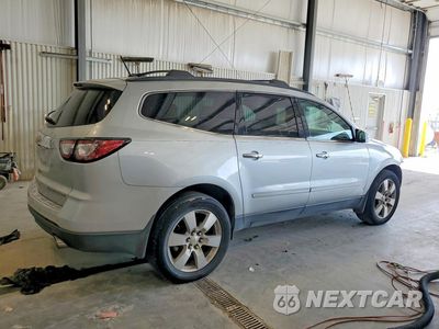 Trzecie zdjęcie samochodu z tyłu: 2014 CHEVROLET TRAVERSE LTZ VIN:1GNKVJKD2EJ229790 - miniatura