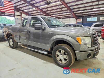 Czwarte zdjęcie samochodu z boku: 2010 FORD F150 SUPER CAB VIN:1FTEX1EW6AFD52647 - miniatura
