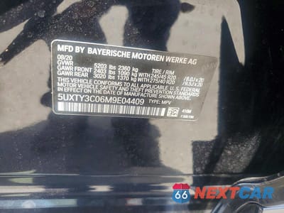 Zdjęcie 14 z 14 samochodu: 2021 BMW X3 SDRIVE30I VIN:5UXTY3C06M9E04409 - miniatura