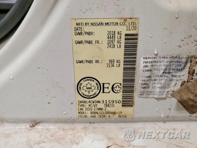 Zdjęcie 12 z 12 samochodu: 2021 NISSAN ALTIMA SR VIN:1N4BL4CW5MN315950 - miniatura