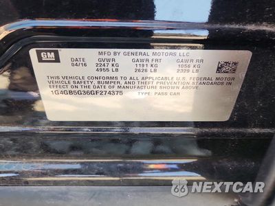 Zdjęcie 12 z 12 samochodu: 2016 BUICK LACROSSE VIN:1G4GB5G36GF274375 - miniatura