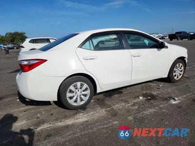 Trzecie zdjęcie samochodu z tyłu: 2016 TOYOTA COROLLA LE VIN:5YFBURHE8GP464610 - miniatura