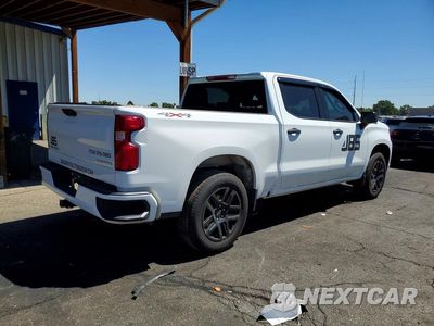 Trzecie zdjęcie samochodu z tyłu: 2025 CHEVROLET SILVERADO K1500 CUSTOM VIN:1GCPKBEK0SZ250383 - miniatura