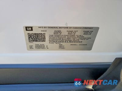 Zdjęcie 13 z 13 samochodu: 2018 CHEVROLET EQUINOX LT VIN:2GNAXKEX1J6315410 - miniatura
