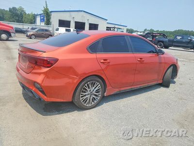 Trzecie zdjęcie samochodu z tyłu: 2022 KIA FORTE GT LINE VIN:3KPF54AD7NE421197 - miniatura